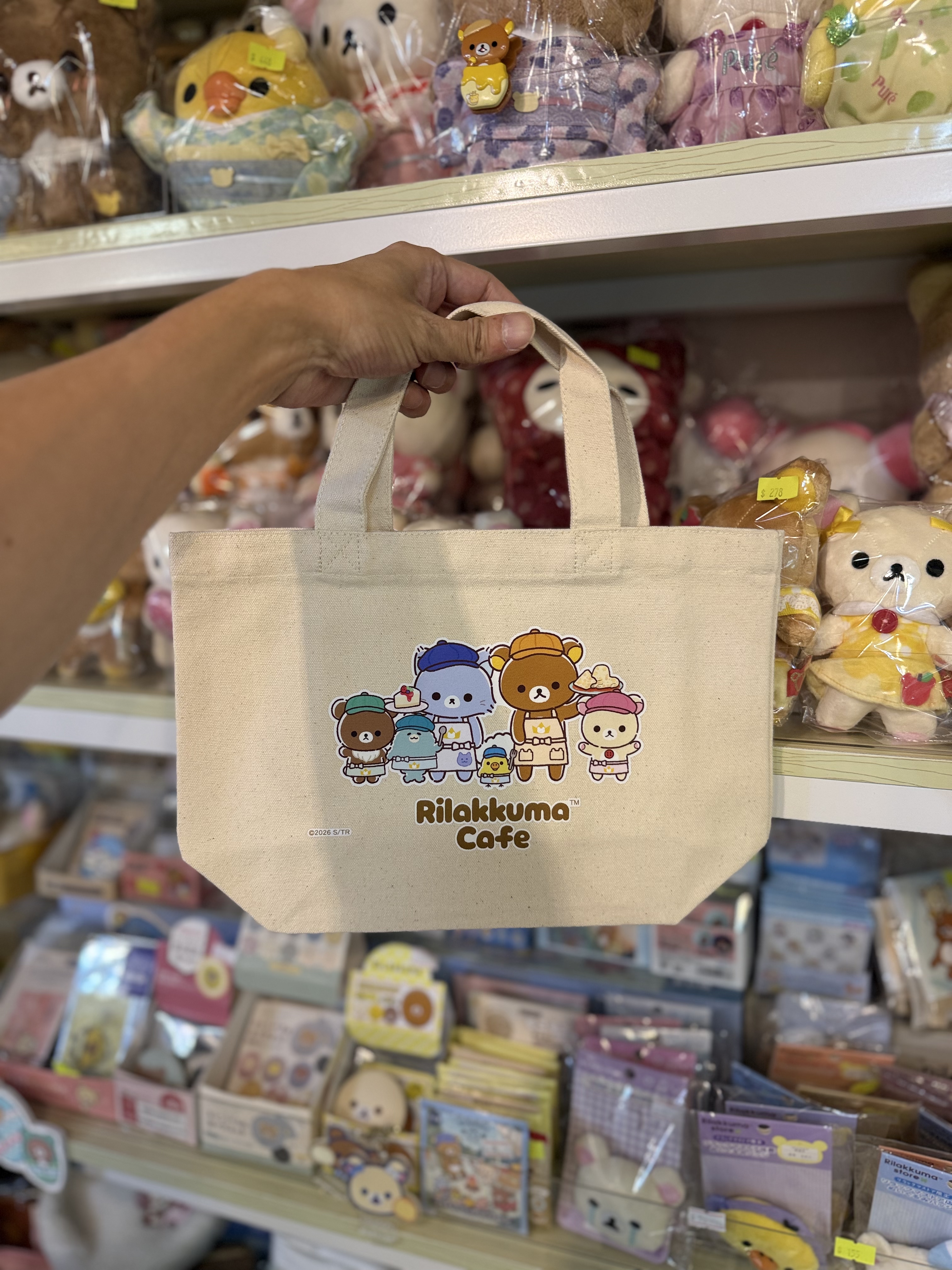 《現貨》全新日本rilakkuma 動畫cafe限定手挽袋