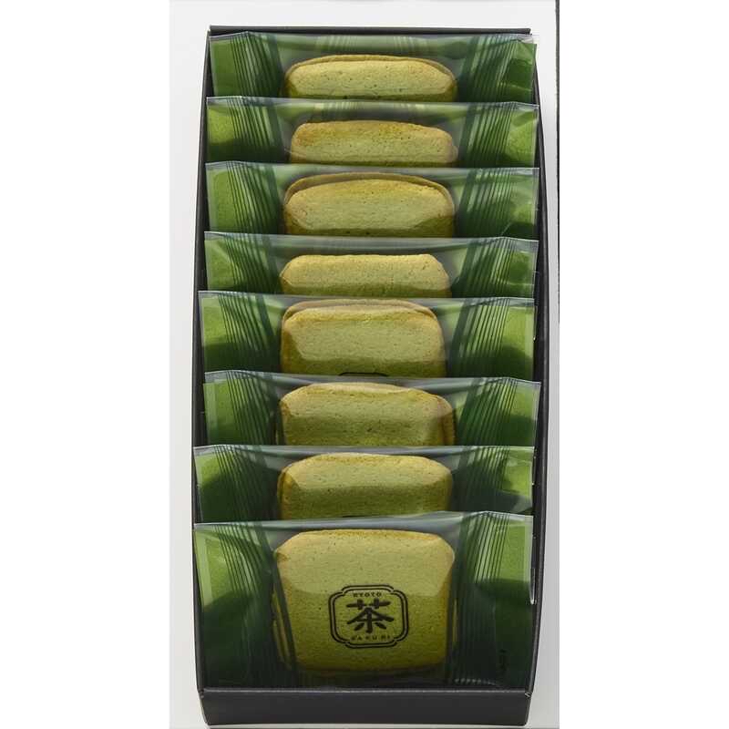 京都宇治抹茶お濃茶クッキー　８個 京都限定抹茶餅乾