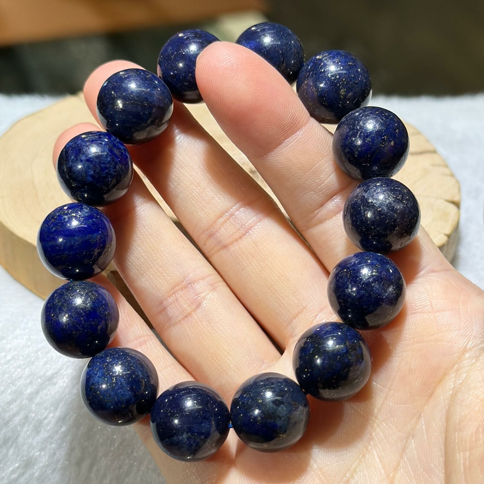 大m💫青金石手串 14 mm +/- - 1