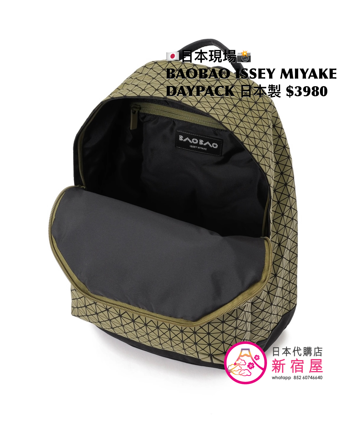 BAOBAO ISSEY MIYAKE DAYPACK