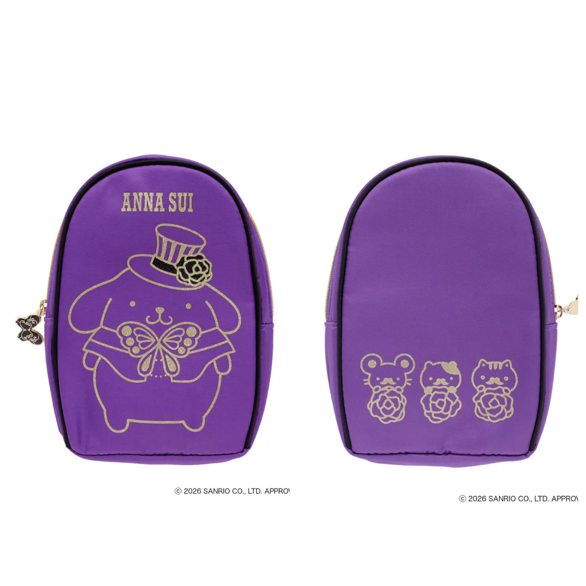 日本預訂📍日本Anna Sui x 布甸狗得意系列 - 拉鏈袋/Tote Bag