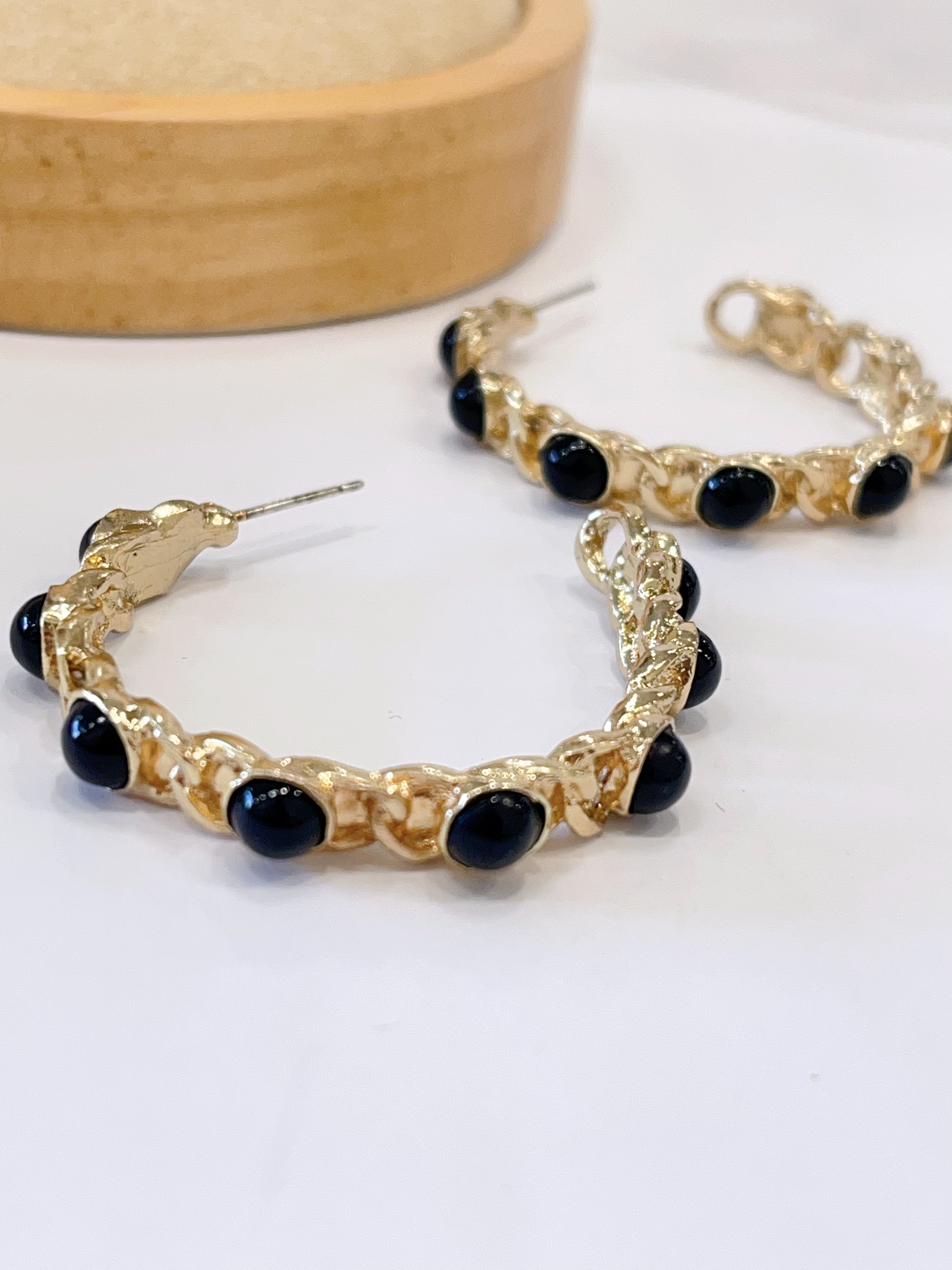 轻奢高级感C字耳环