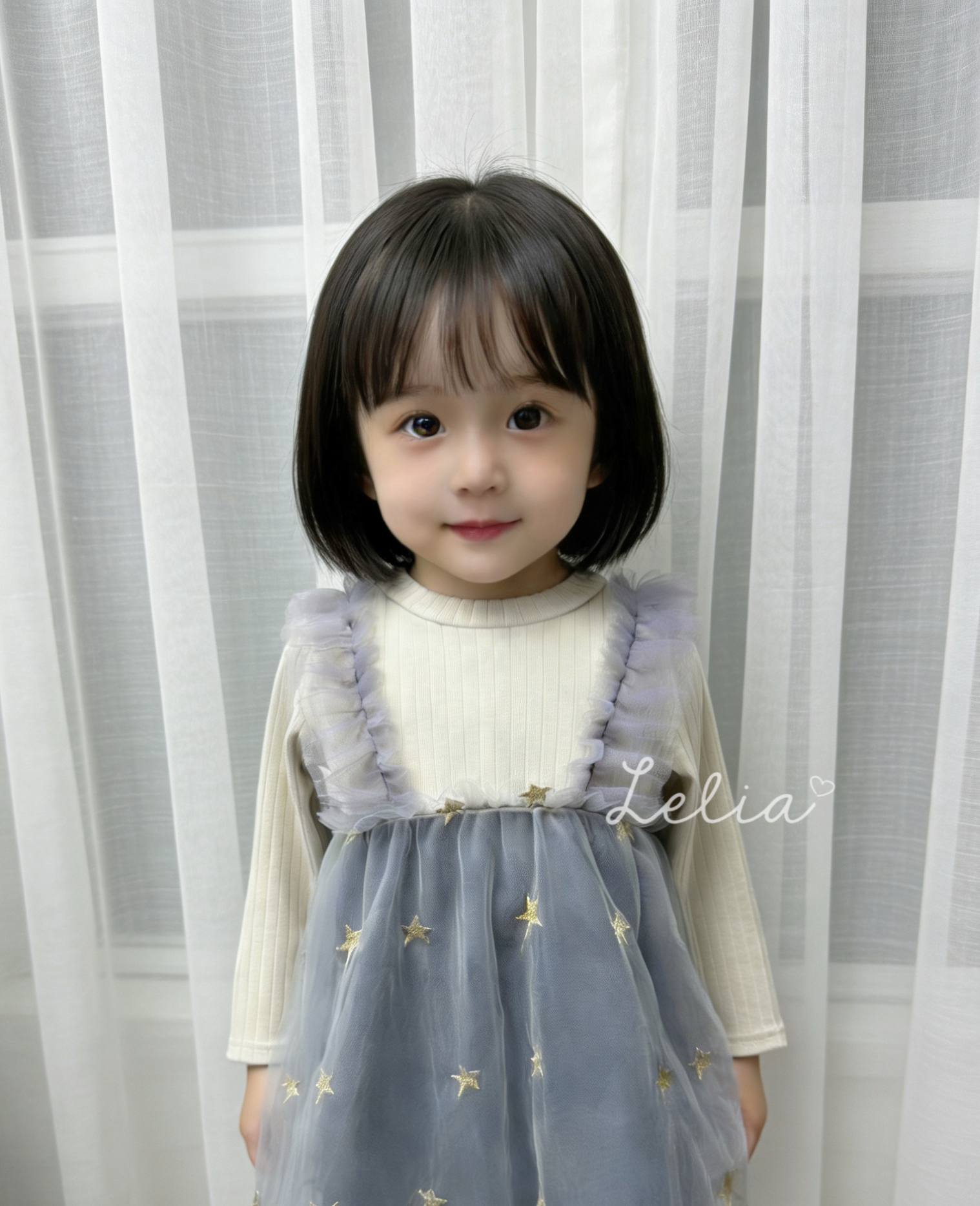 ▫️現貨▫️日本星星假兩件下紗裙衫