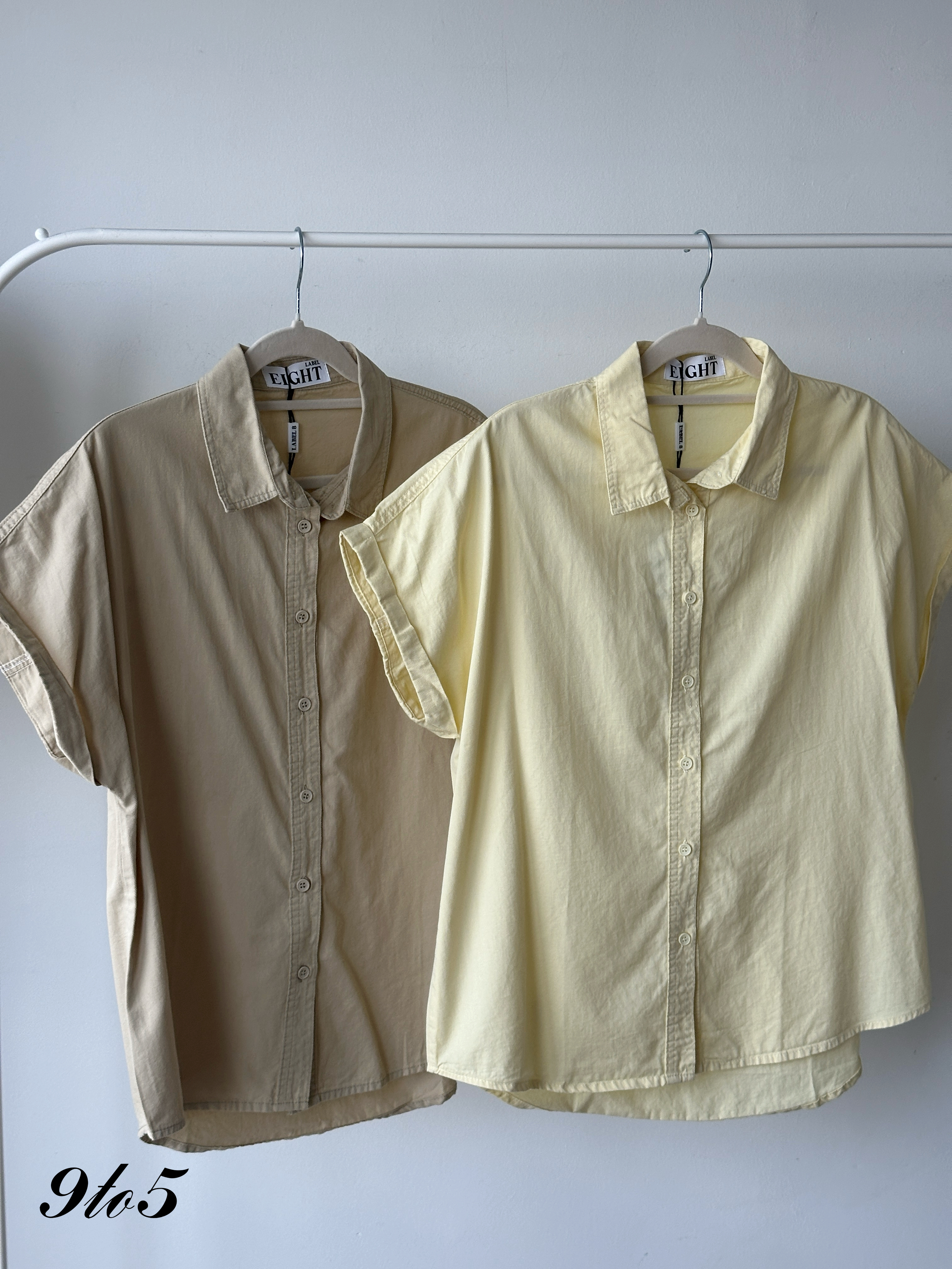 T4246 Cape Sleeve Oversized Shirt - 6 Colors 