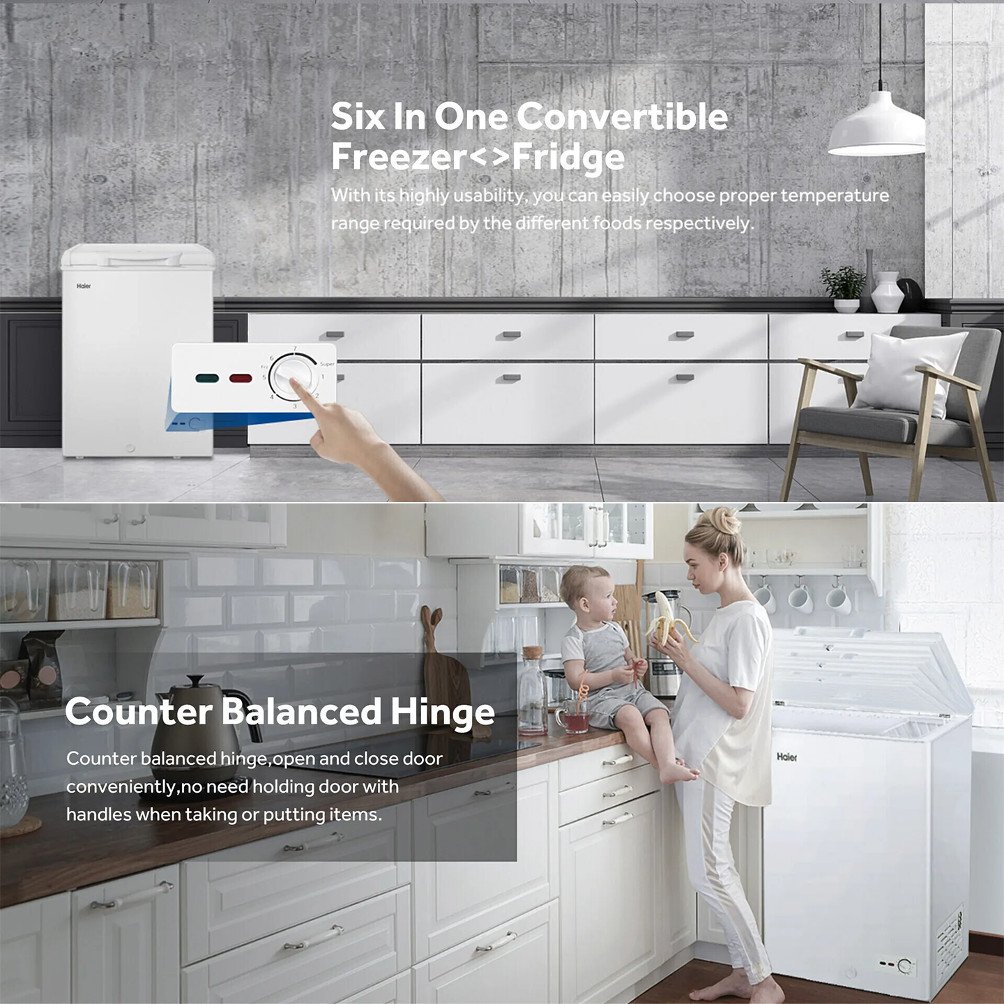 Haier 103L Chest Freezer (BD-138HME)