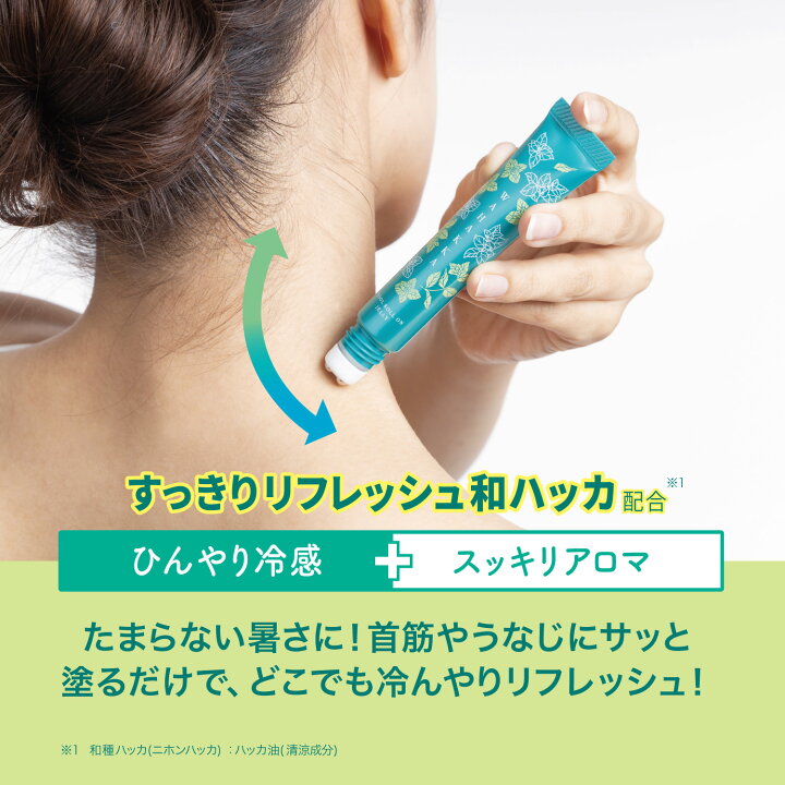 日本浪蘭堂 薄荷清涼降溫滾珠凝膠 15g