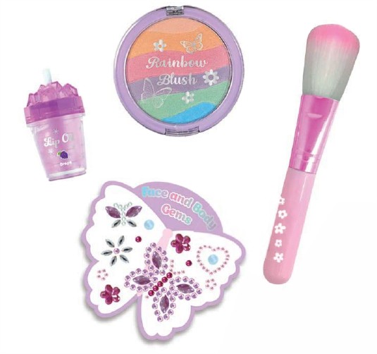 美國品牌 HOT FOCUS 彩妝系列 - Blush & Brush Beauty, Tie Dye Butterfly