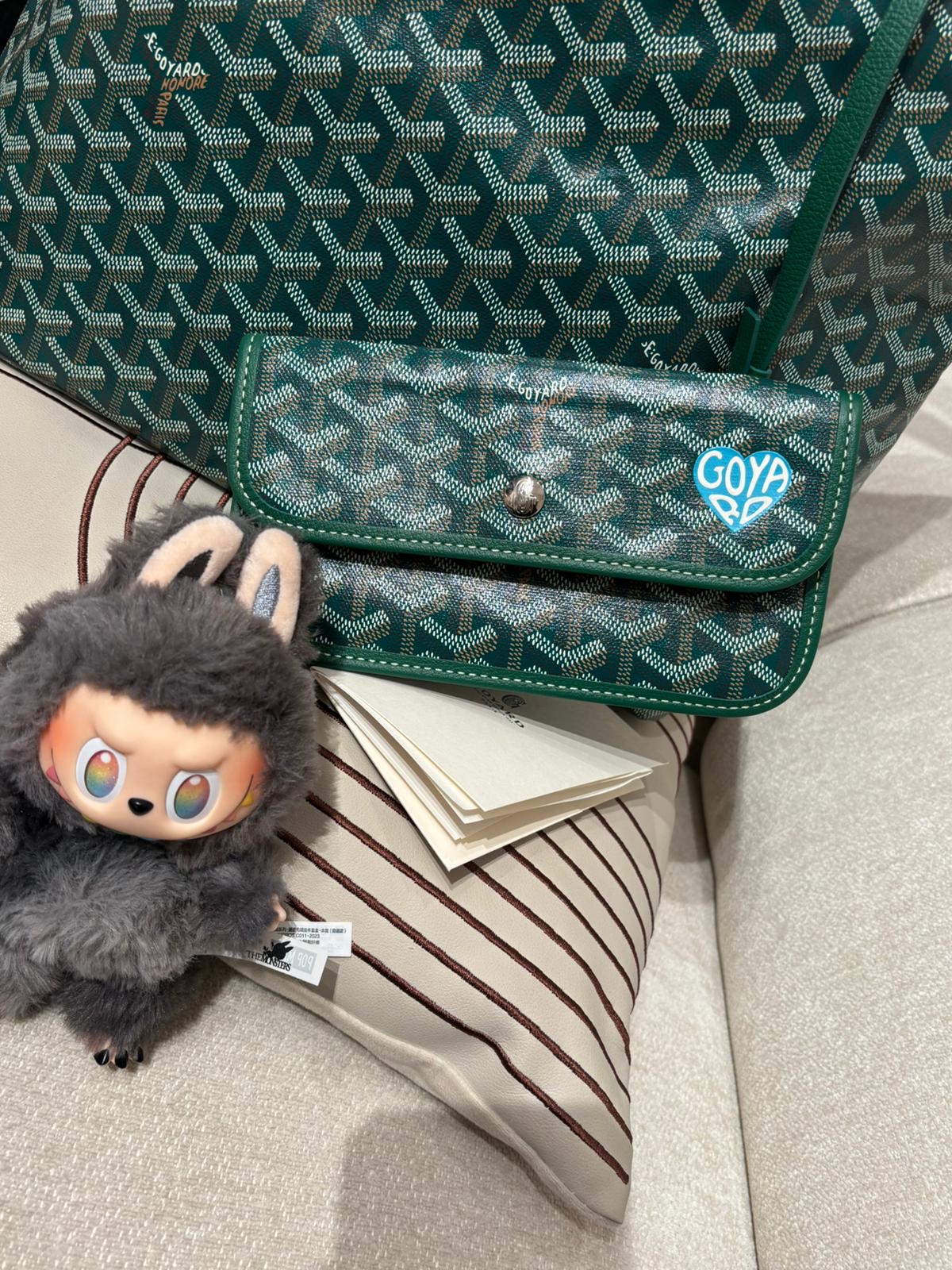 Goyard boheme hobo Green 100%Authentic, 98%new ✅收據✅pouch ✅dust bag