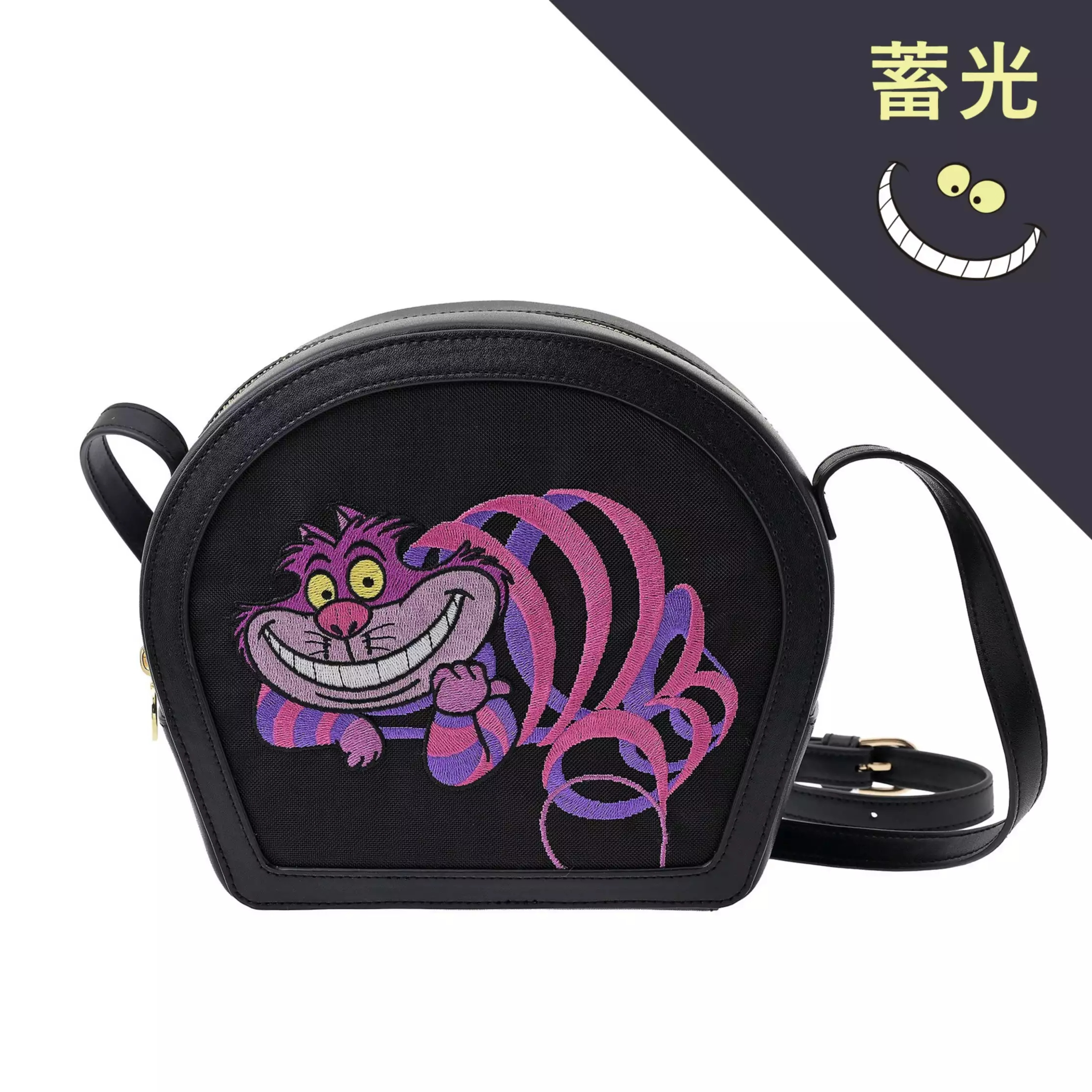 🌸 【預訂】夜光斜孭袋 - CHESHIRE CAT