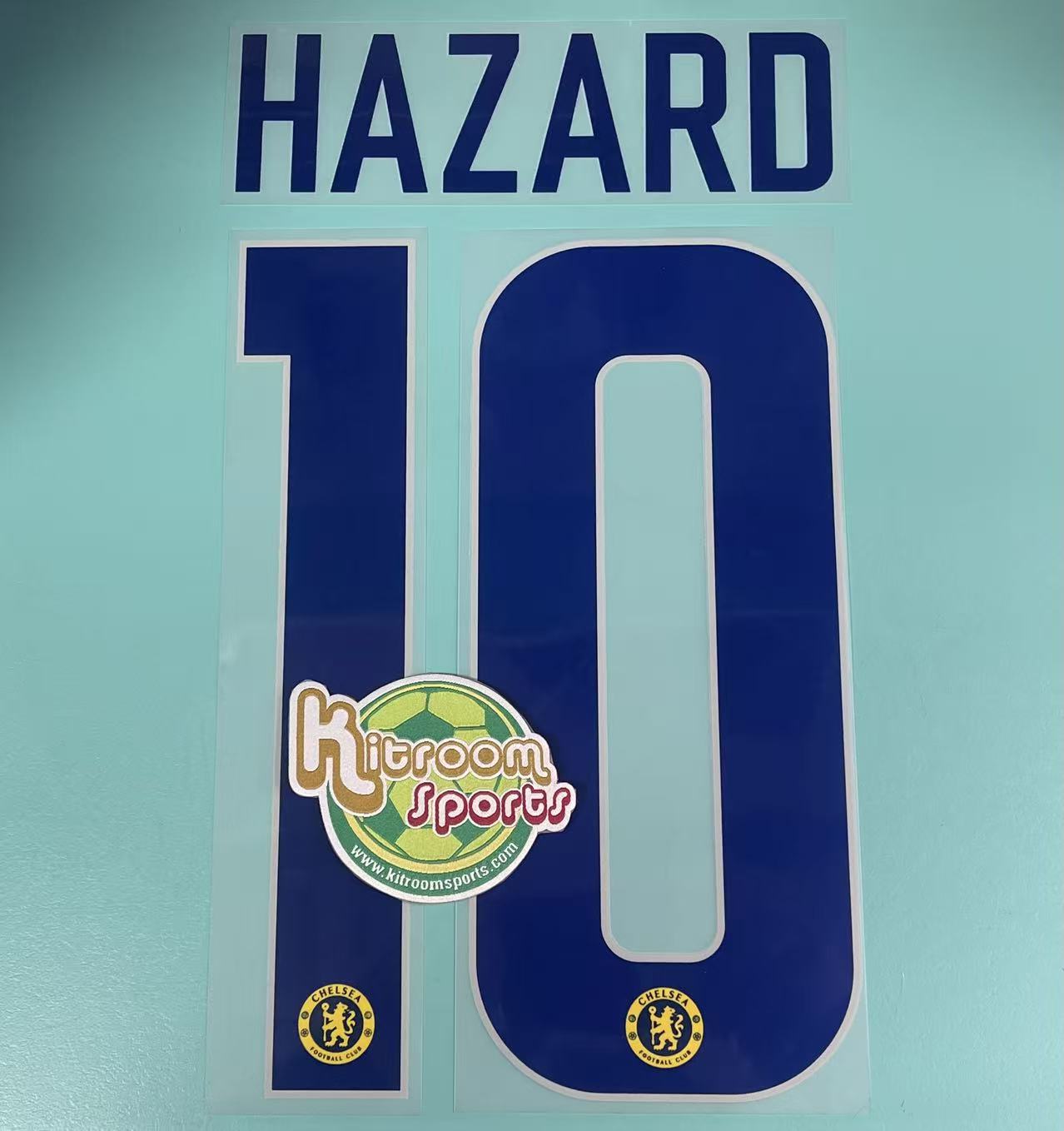 2018-19 Chelsea Away UCL Nameset #10 HAZARD
