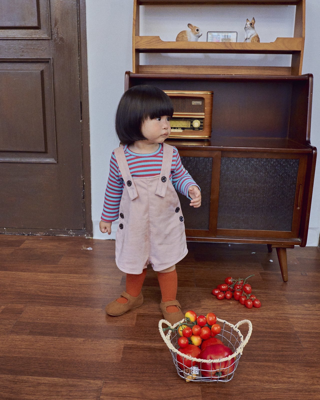 OOTT | Brownie short overalls