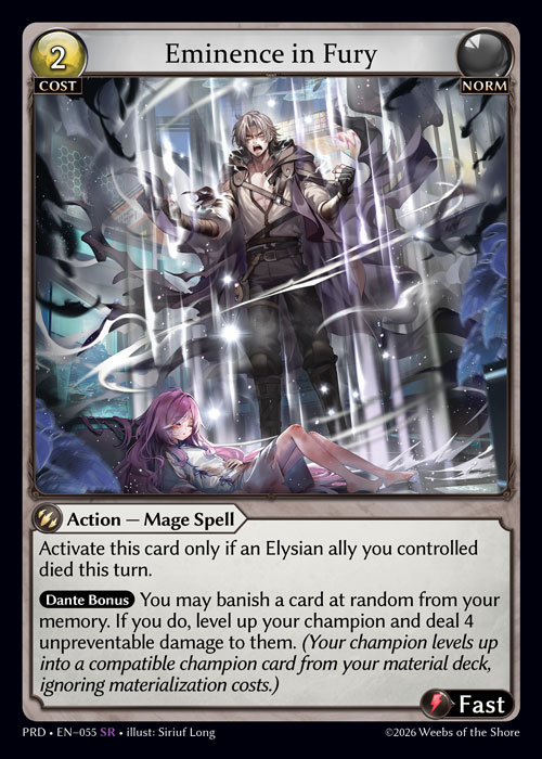 Eminence in Fury / PRD-055 (SR)