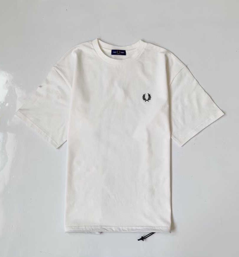 預訂 2026年夏季新品 Fred Perry下擺抽繩短袖Tee [貨號26A179]