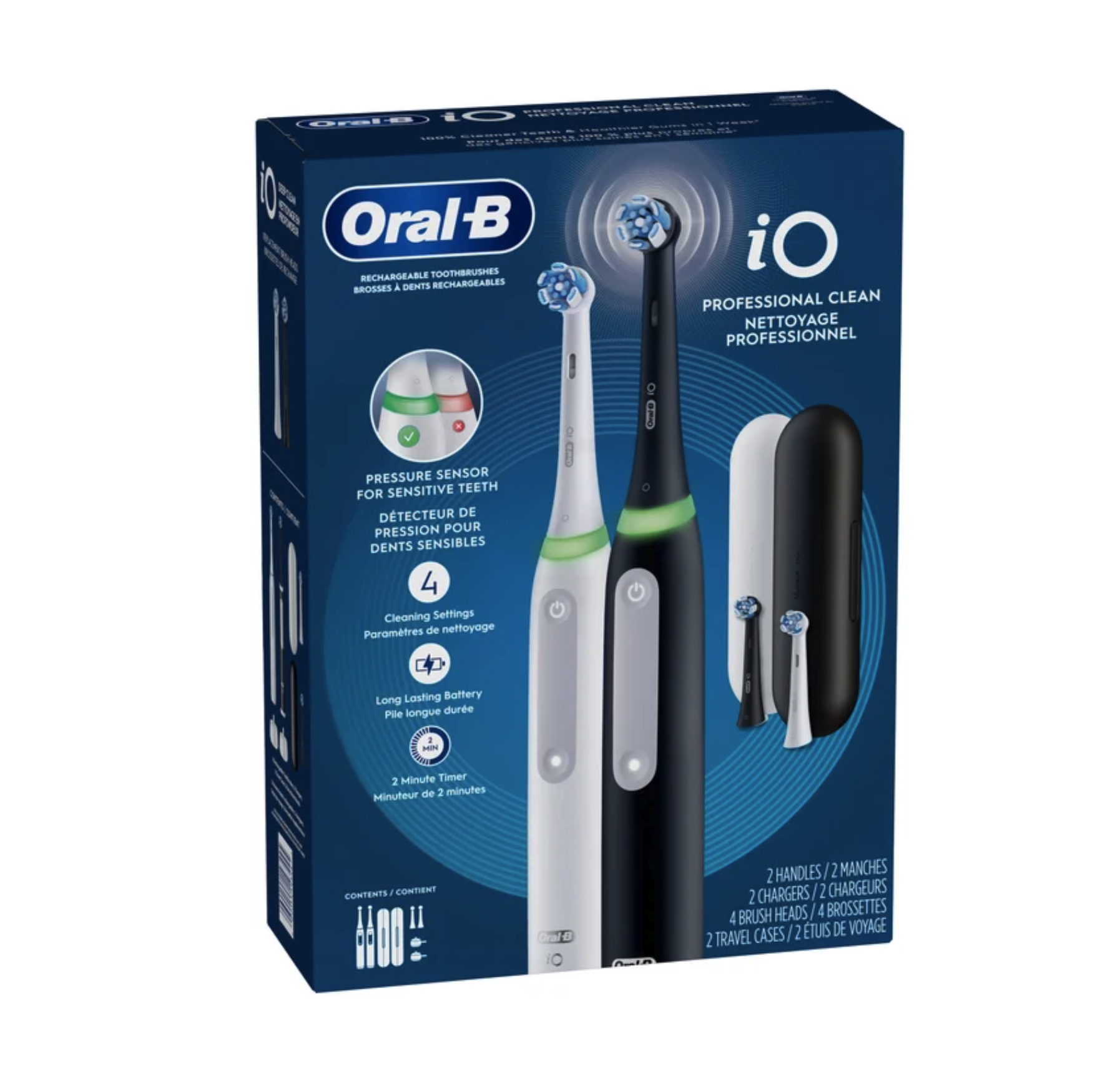 Oral-B iO 3 智能磁動電動牙刷雙人套裝