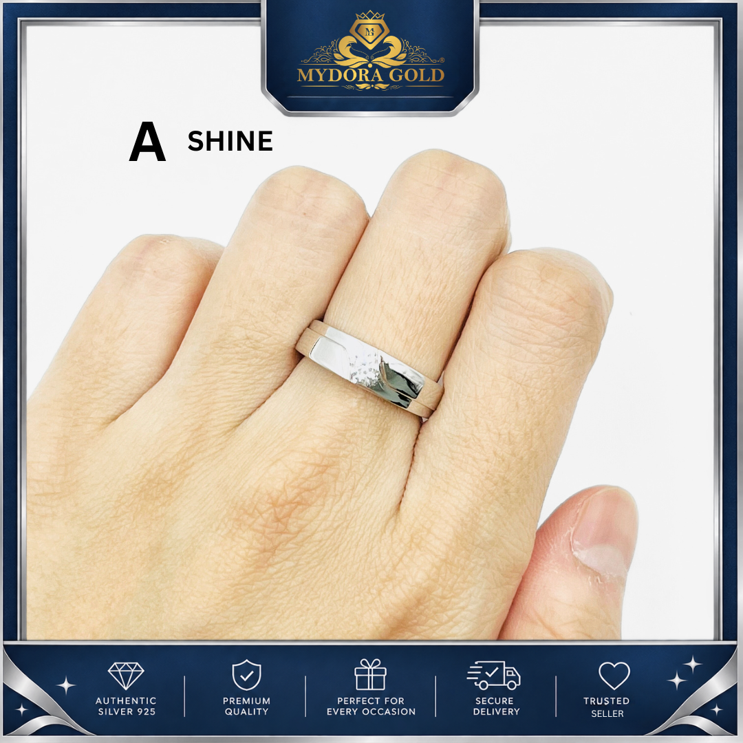 MYDORA 925 Silver Ring - Cincin Destiny Line Collection