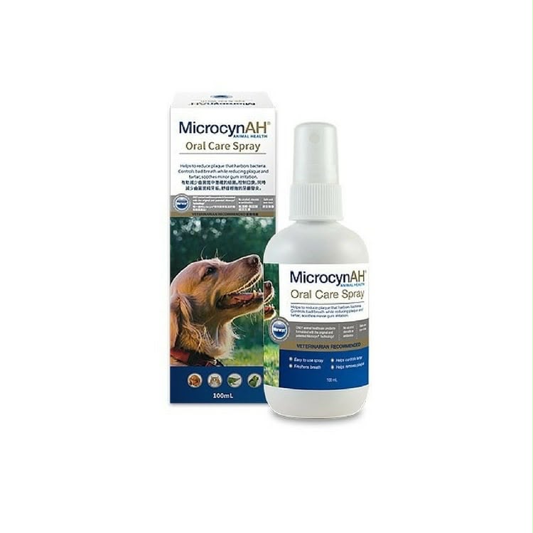 MicrocynAH 口腔護理噴劑 100毫升 寵物口氣清新去牙菌斑
