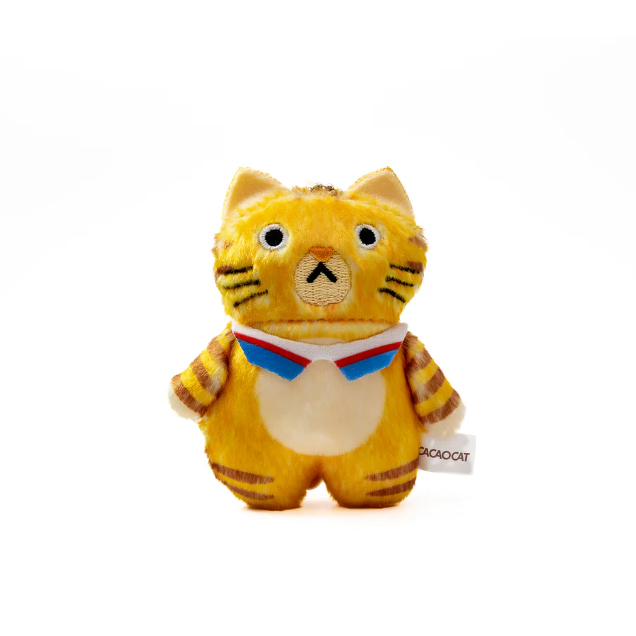 Cacaocat 毛公仔掛飾 - 橙色虎斑貓 「橙寶貓」