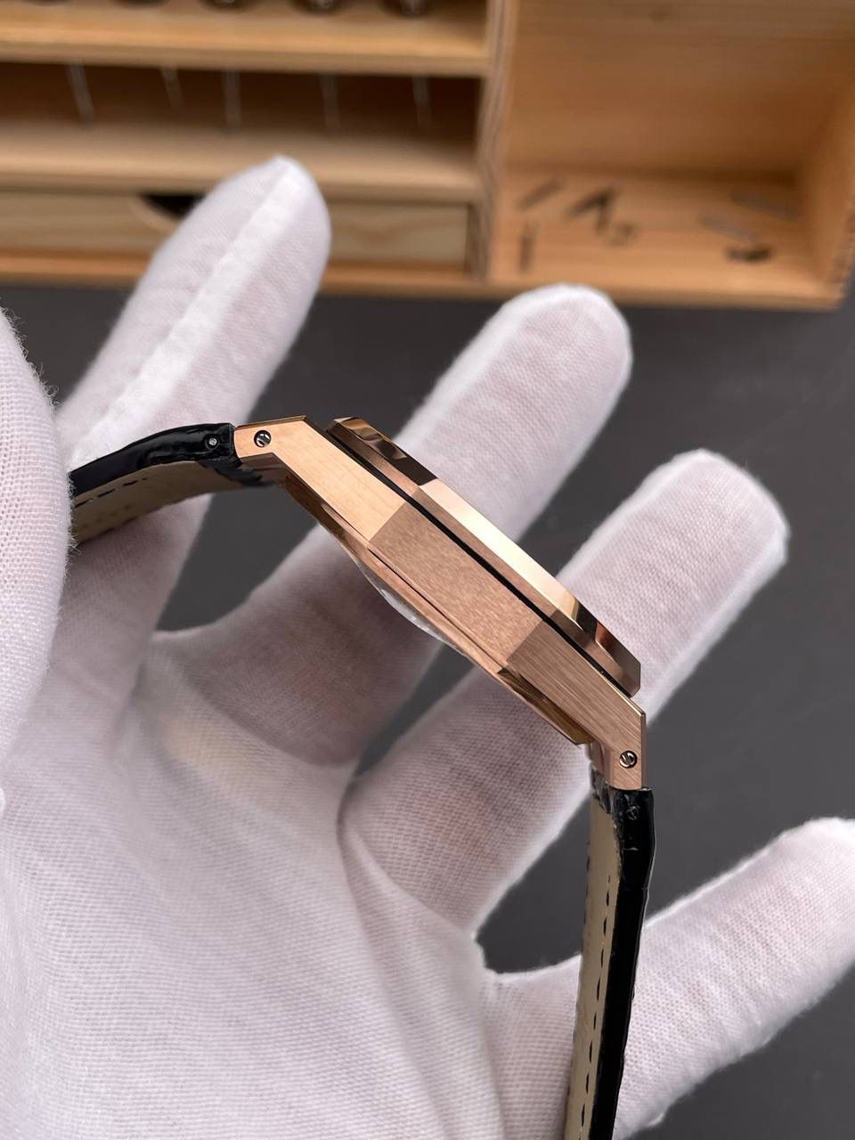 🚀皇家橡树15510 玫瑰金黑盘/41mm/4302机💯