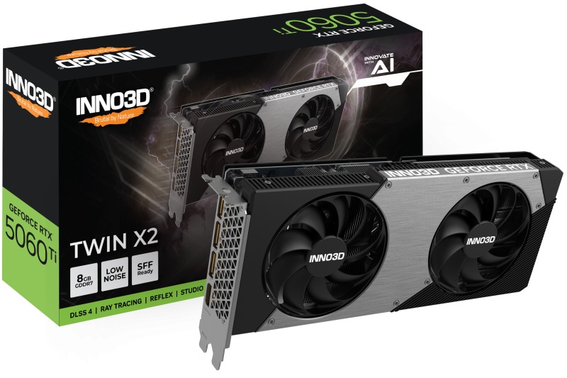 Inno3D GeForce RTX 5060 Ti 8GB TWIN X2