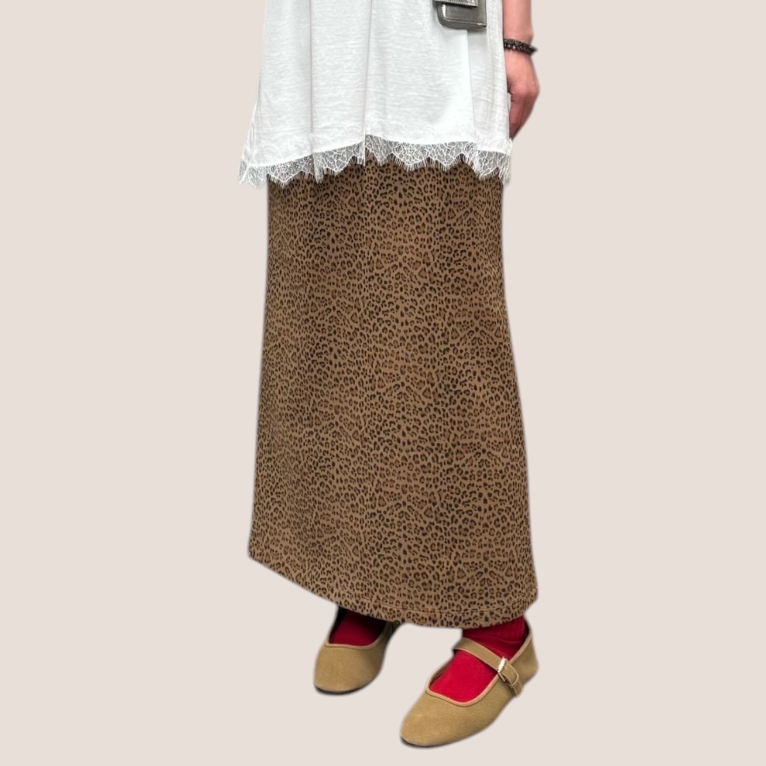 221031 豹紋半截長裙