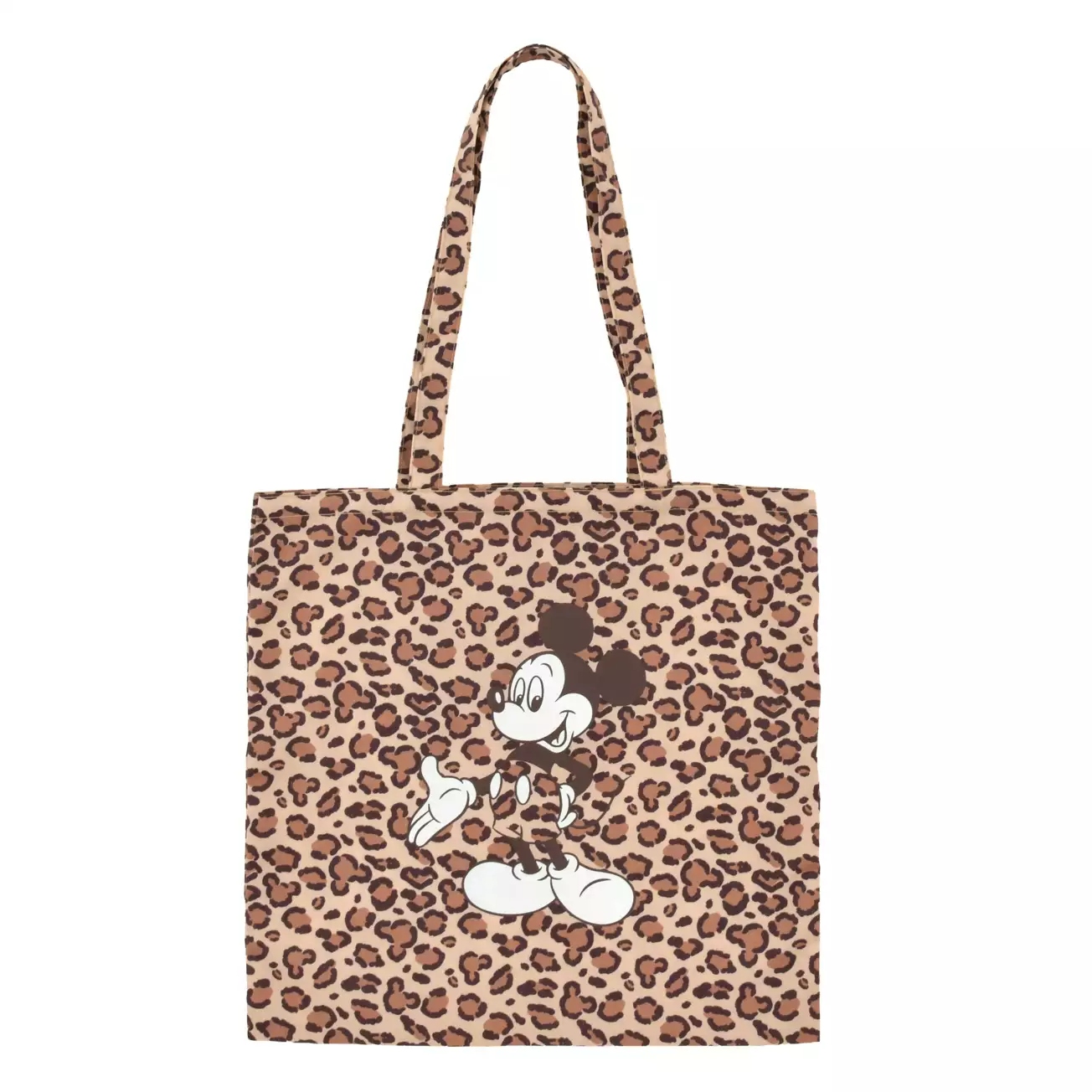 🌸 【預訂】Mickey Tote Bag(豹紋) - JPDisney 16/6 新品