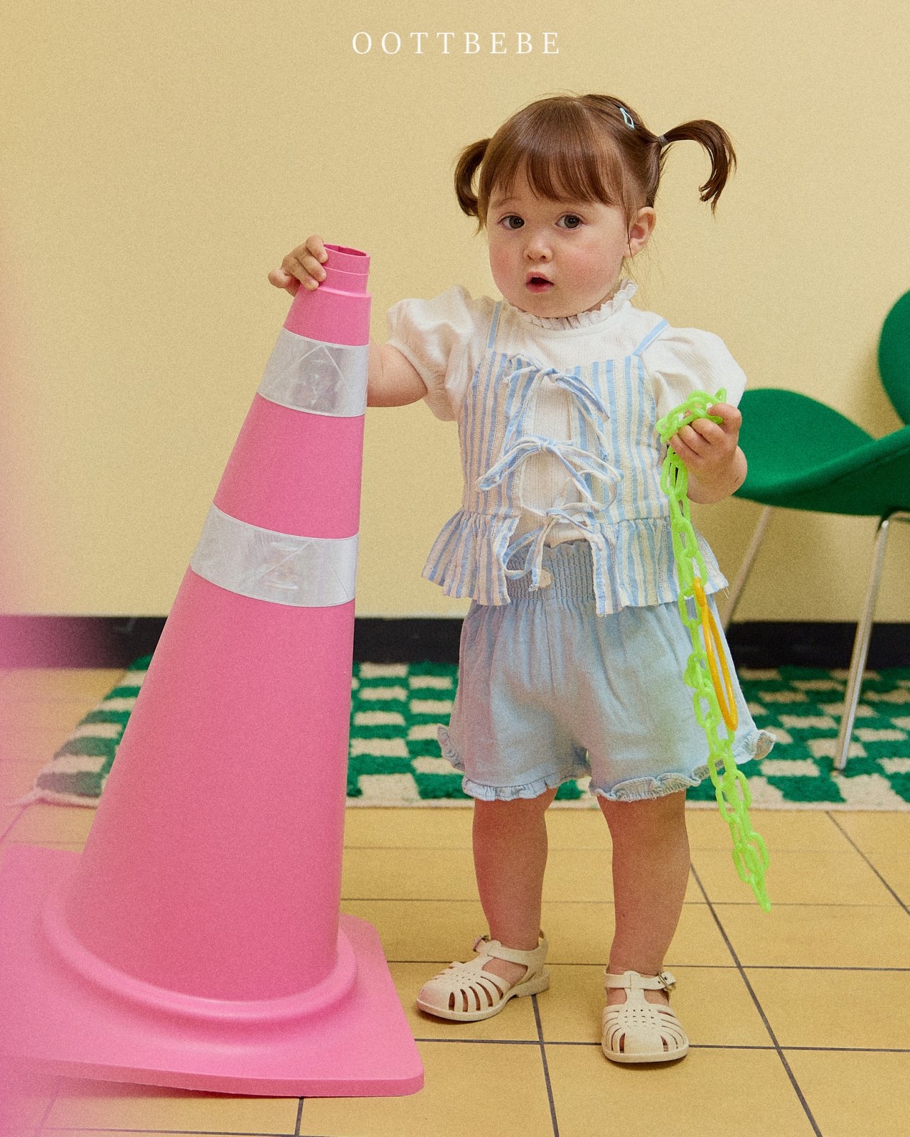 OOTT | Stripe Vest (Blue 90-100)