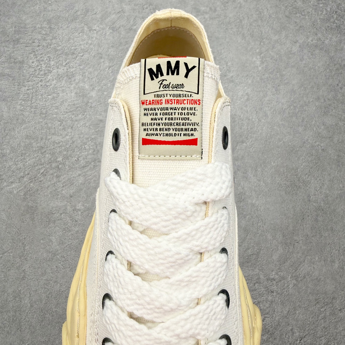 Maison Mihara Yasuhiro MMY "Hank" OG Sole Canvas Low-top Sneaker