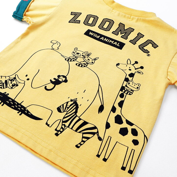 🇯🇵預訂 日本直送🇯🇵Zoomic兩色望遠鏡翻蓋前後印花撞色短袖T恤