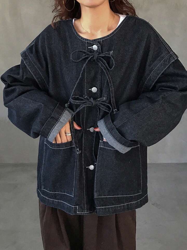 復古棉質牛仔外套