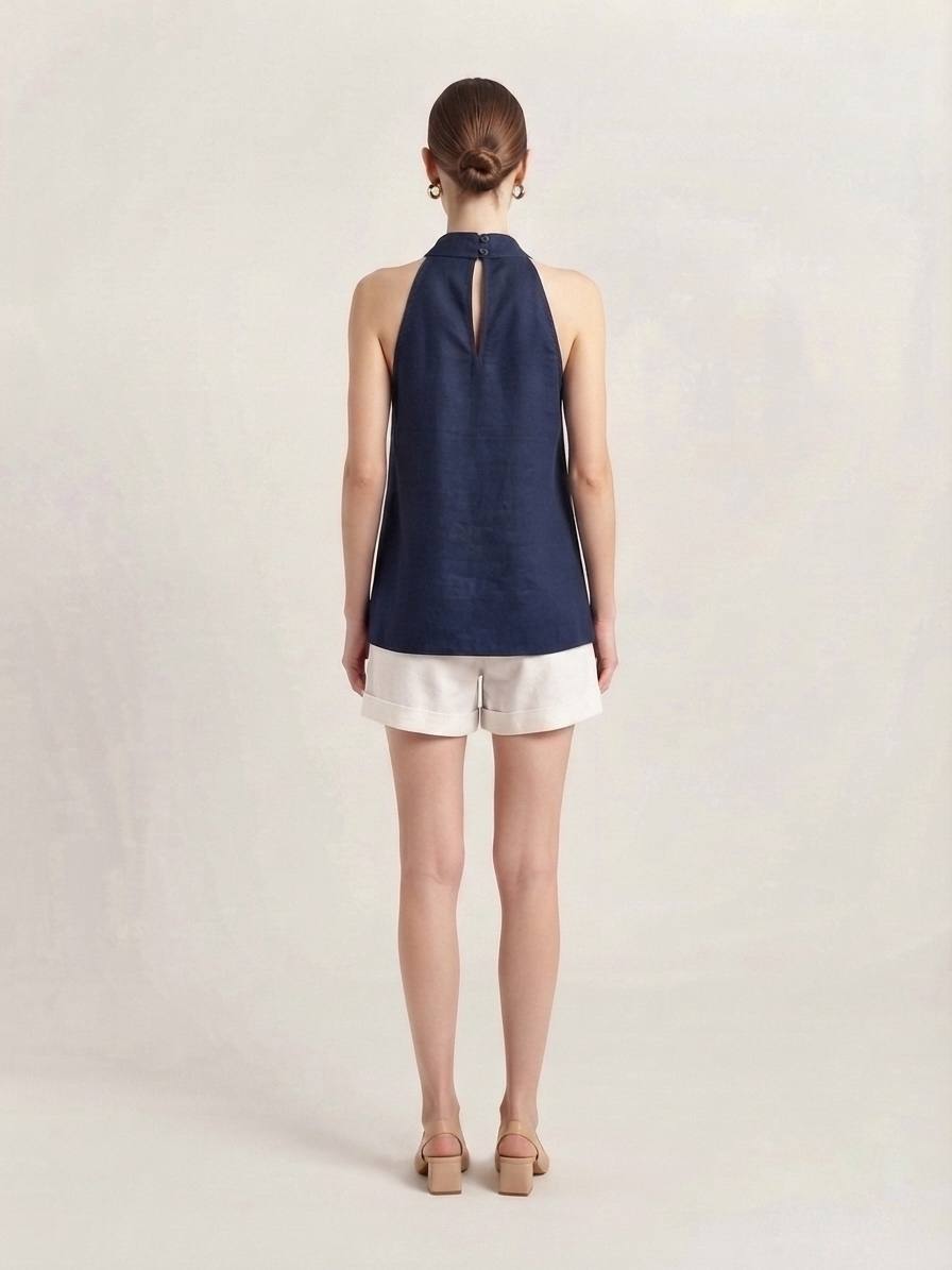 W6313A - Sleeveless Tunic