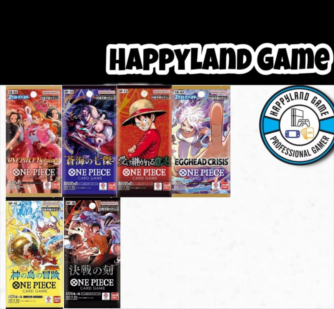One Piece Card Game Booster Box - Single Pack (Op08, EB03, Op14, Op13, EB04, Op15, Op16)