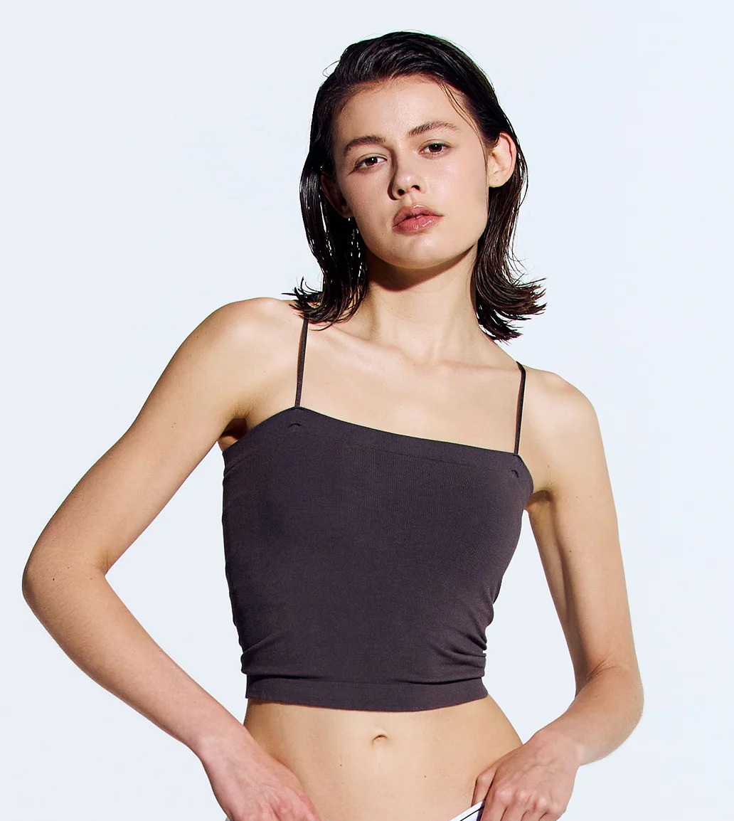 韓國品牌 Verish │MODAL BRA TOP CROP 莫代爾胸罩上衣