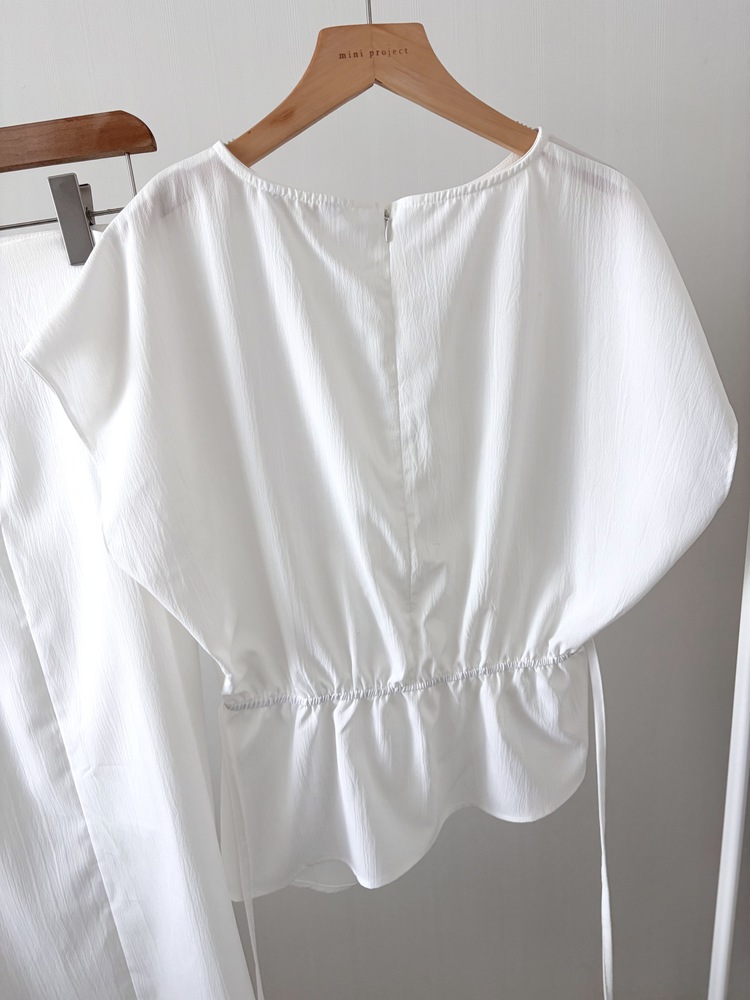 Lyra Ruched Set (White)