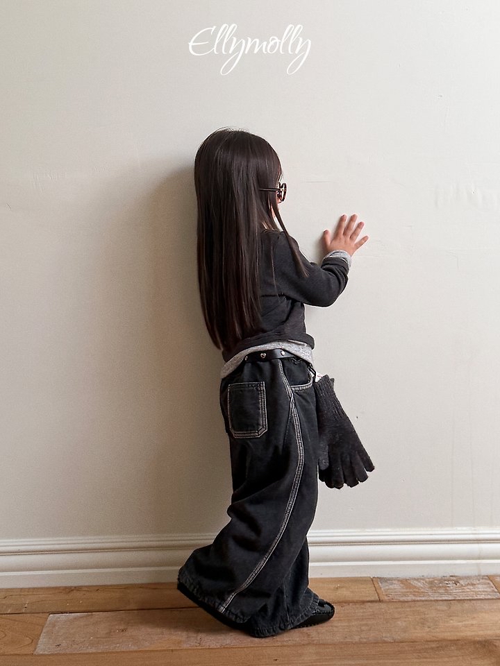 Ellymolly | Fleece-Lined Denim Pants