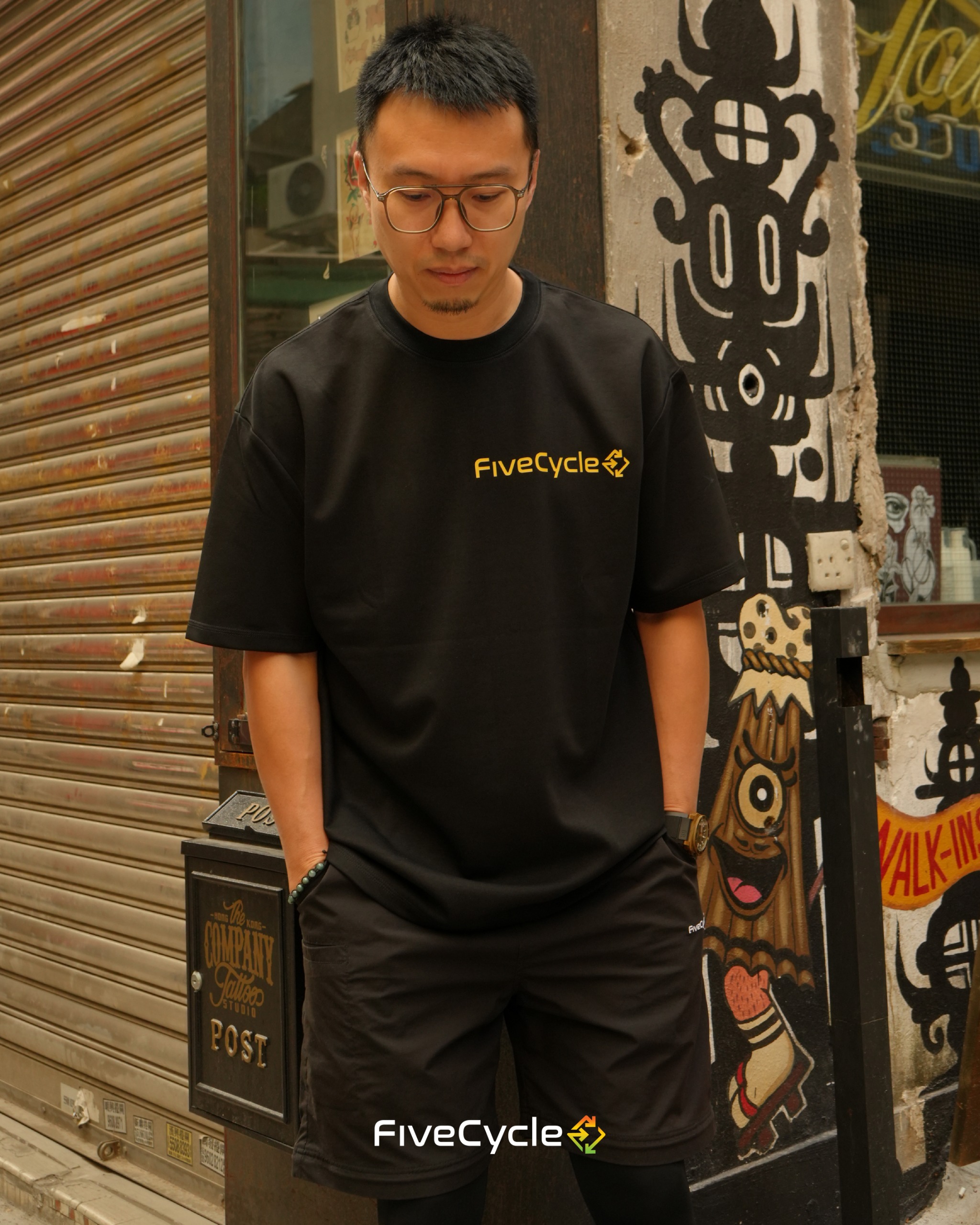 Basic Bold Neon (Black Tee)