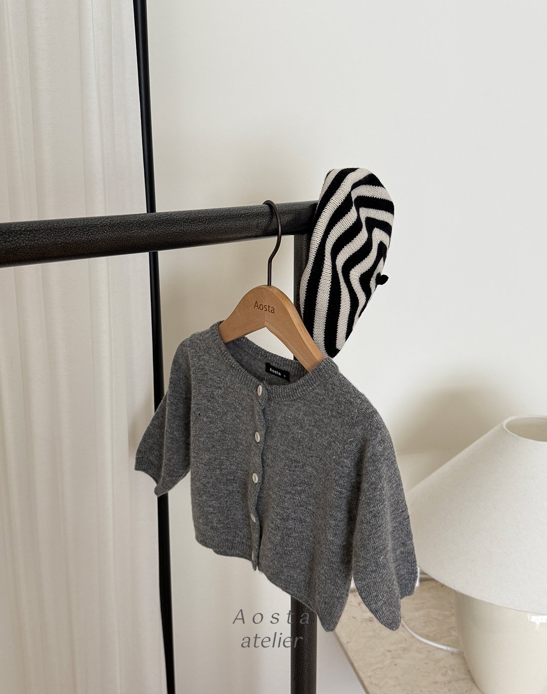 Aosta | [Knit Cashmere Cardigan]
