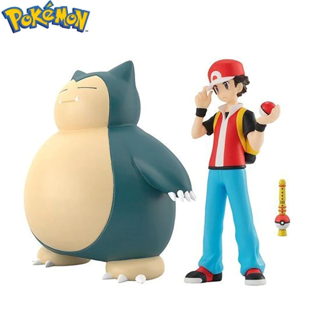現貨 BANDAI 食玩 Pokemon Scale World 赤紅 & 卡比獸