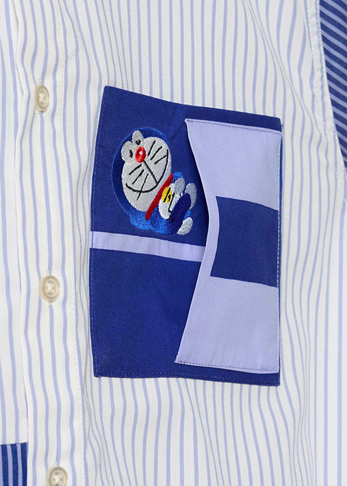 [只限預購] 多啦A夢恤衫 Graniph日本限定 刺繡圖案｜Doraemon恤衫