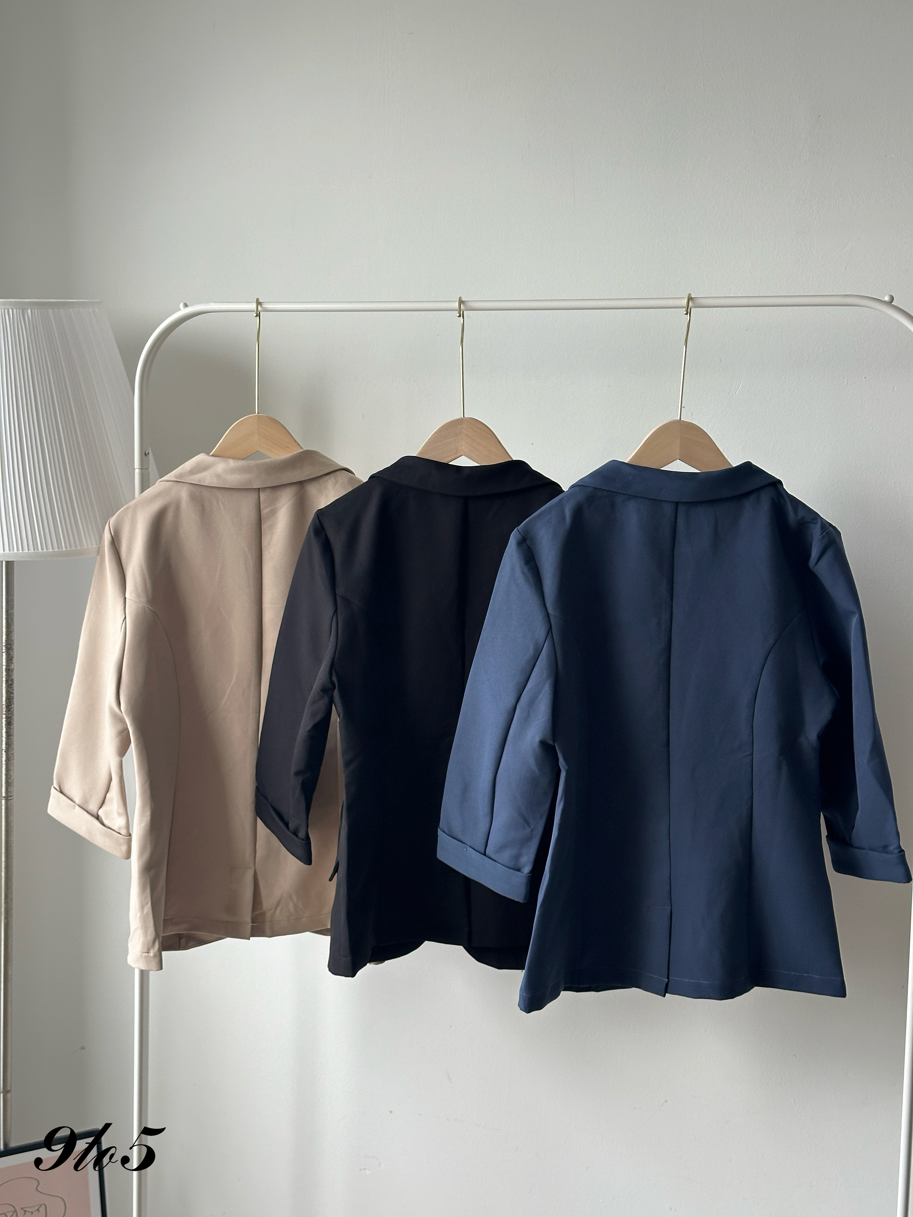 T4240 Half Sleeve Blazer - 3 Colors 