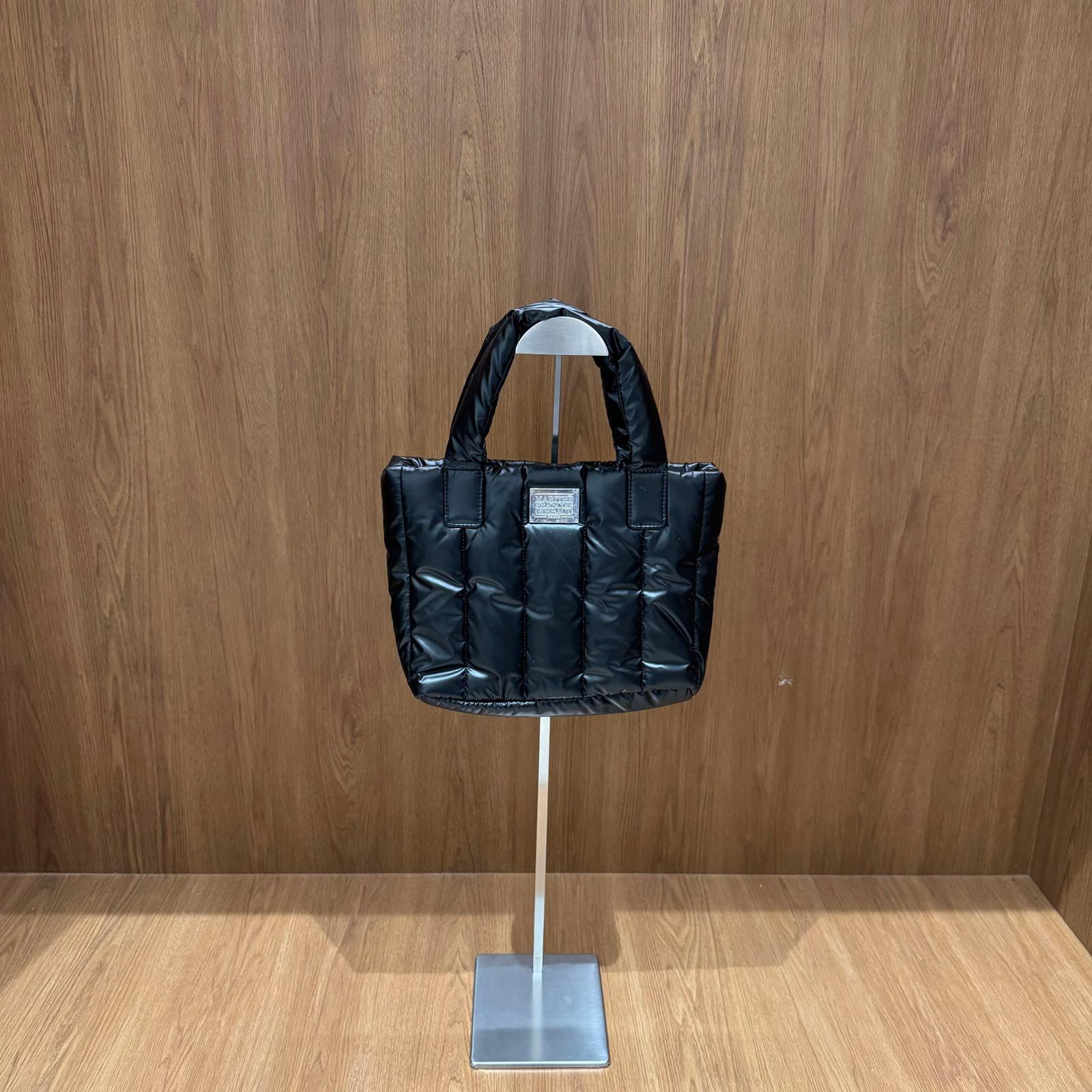 Marithe Classic Logo Matt Metallic Padding Bag