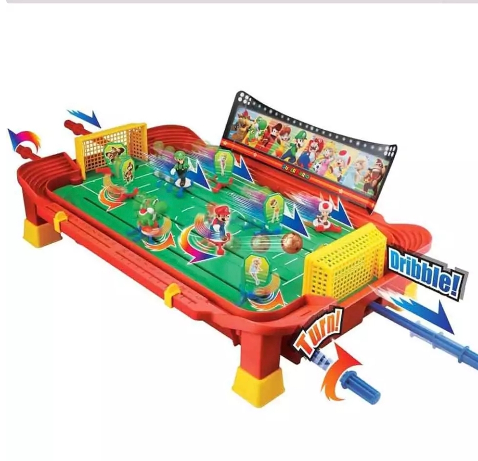 Super Mario 瑪利歐桌上足球遊戲 兒童互動對戰玩具 Mario足球機 親子桌遊禮物推薦
