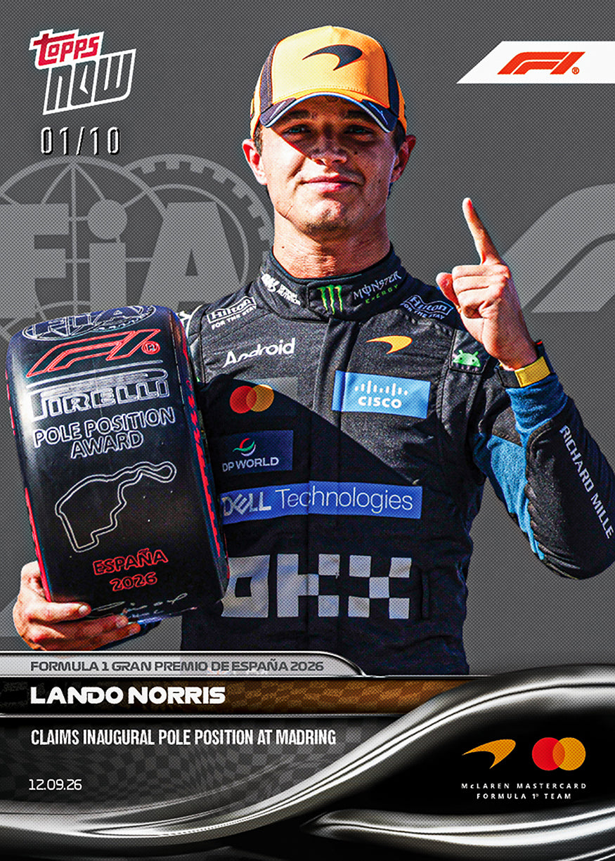 Lando Norris - 2026 Formula 1® Topps NOW® #58【團購】
