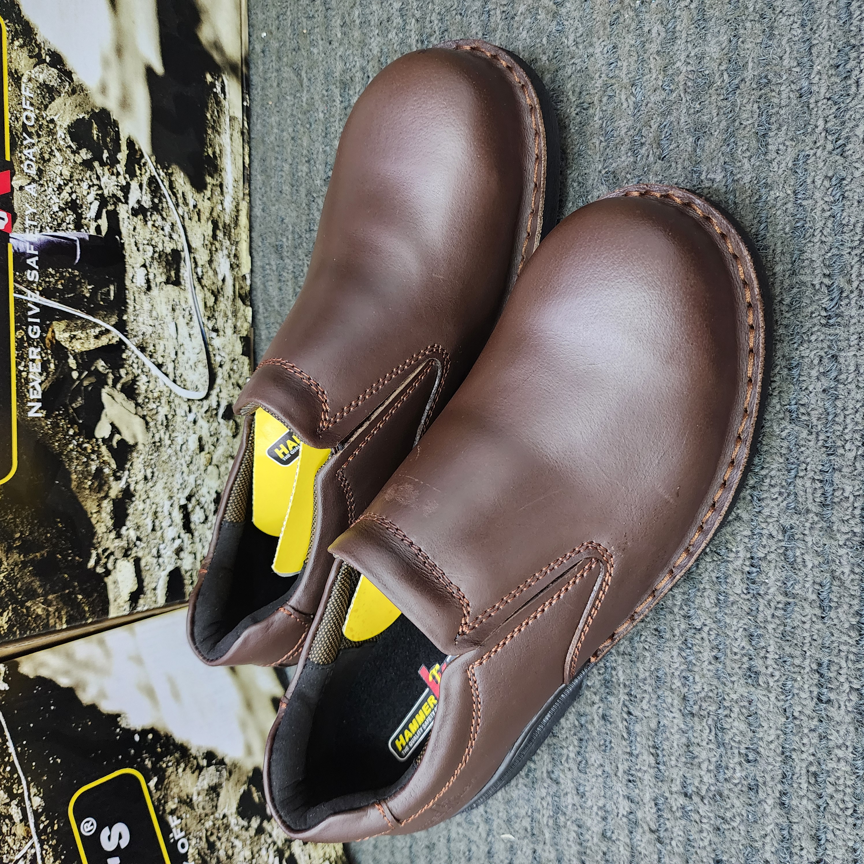 Hammer King SAFETY SHOES HK 13001 Safety Shoes Boots Steel Toe Cap Steel Mid Plate SIRIM and DOSH Approved Kasut Keselamatan