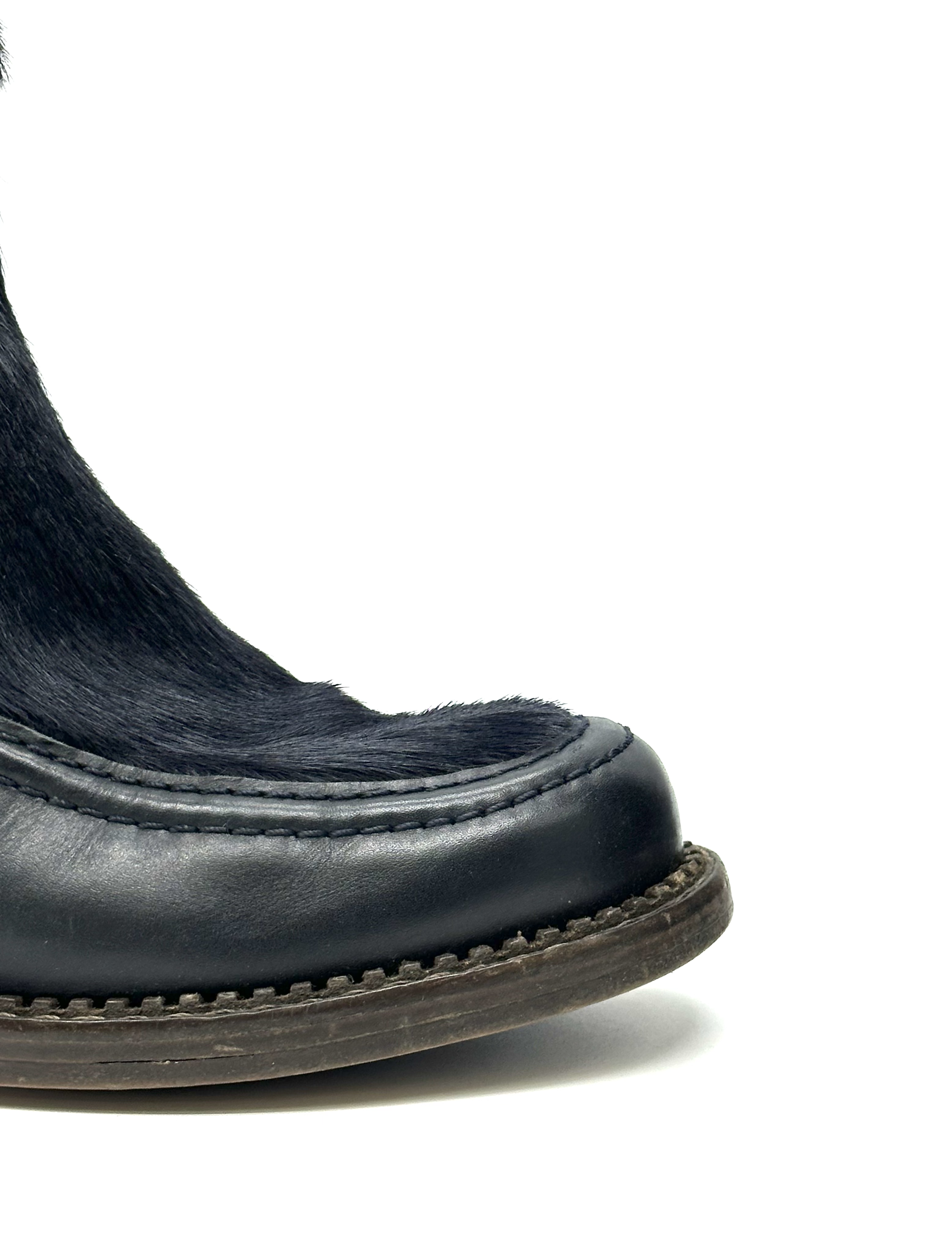 Pre-Owned Chanel Pony-style calfskin riding boots / Product Code:  26040409