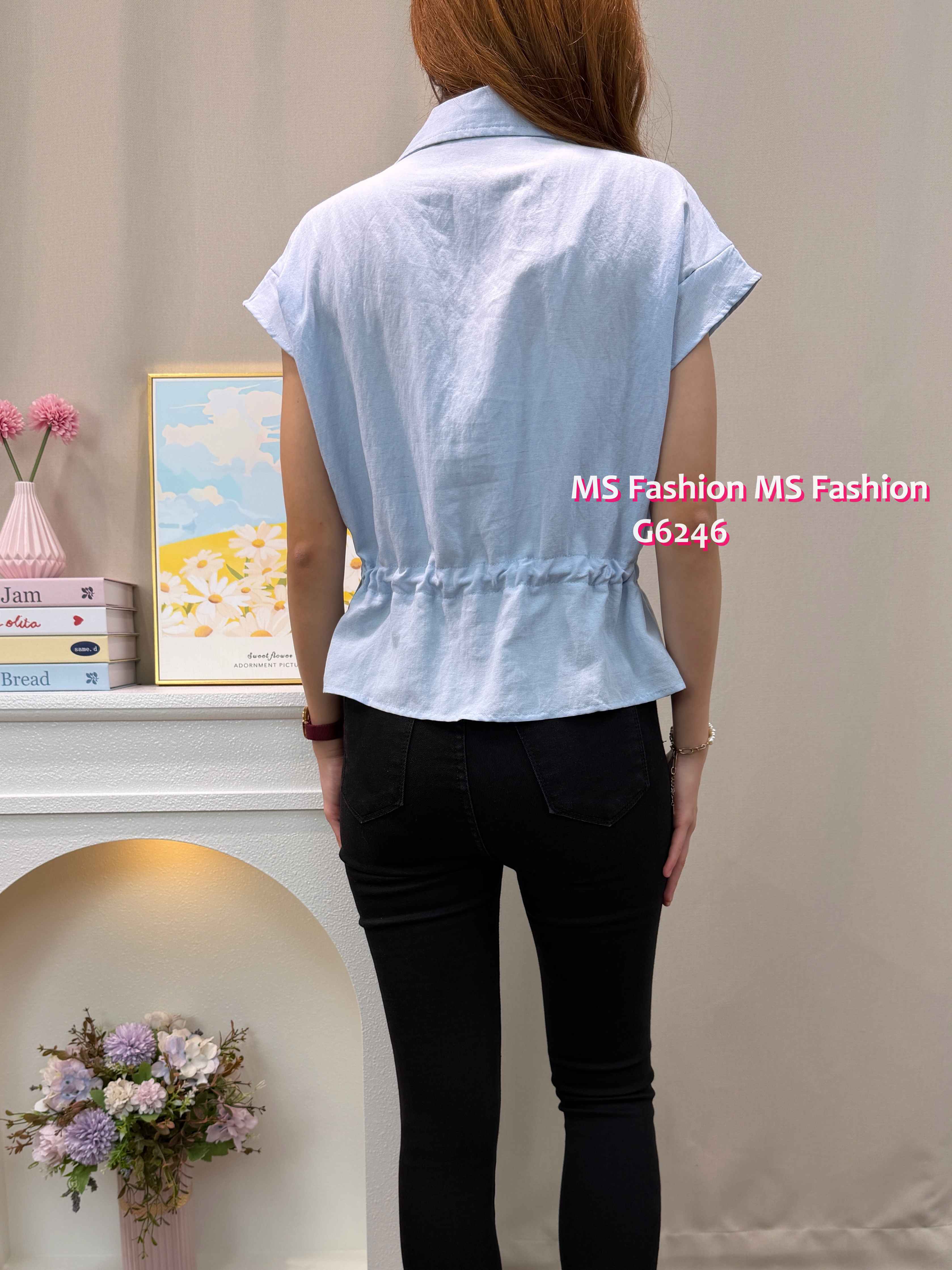 G6246 修腰兩著top