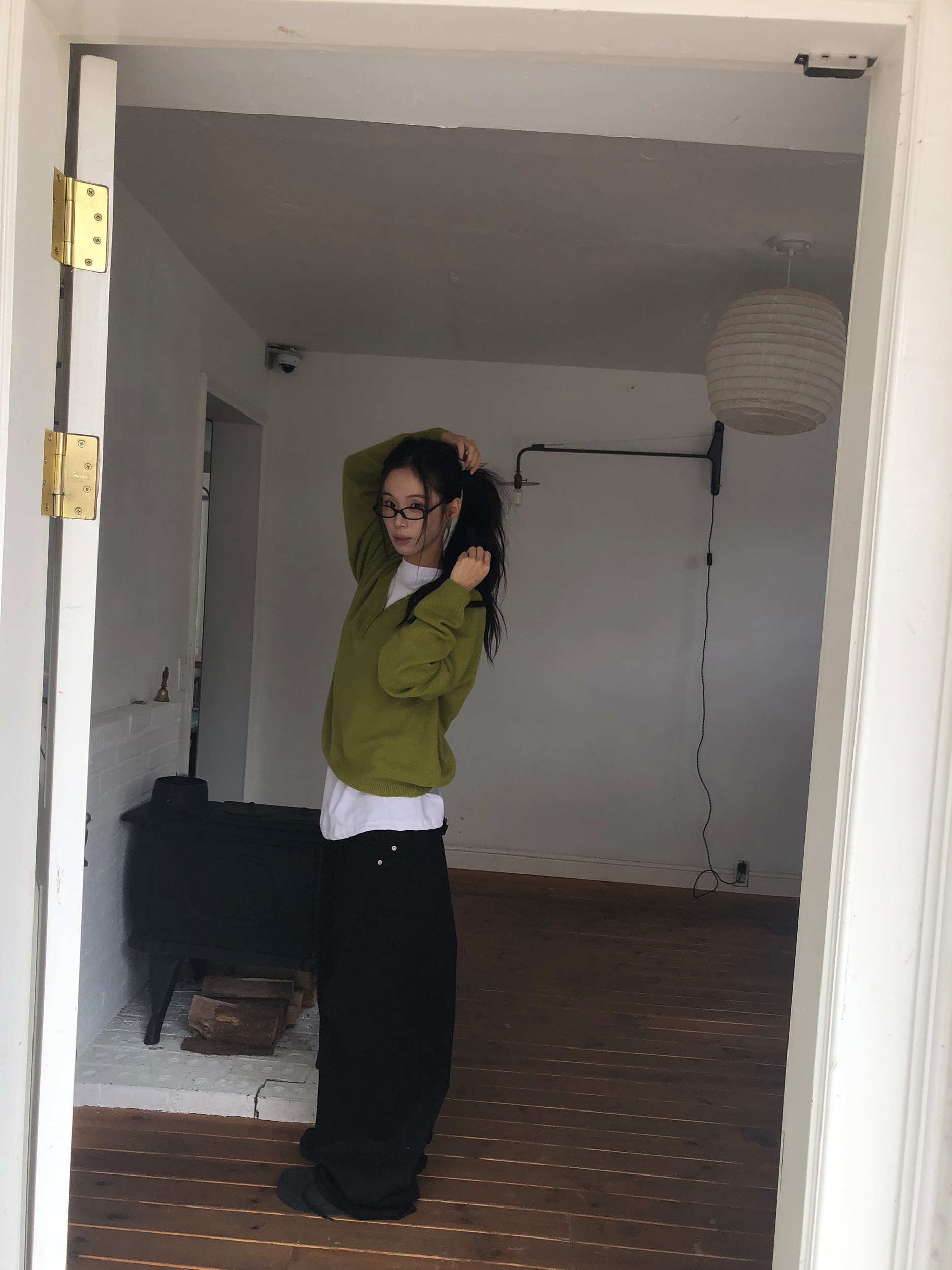 Side Pocket Wide-Leg Pants