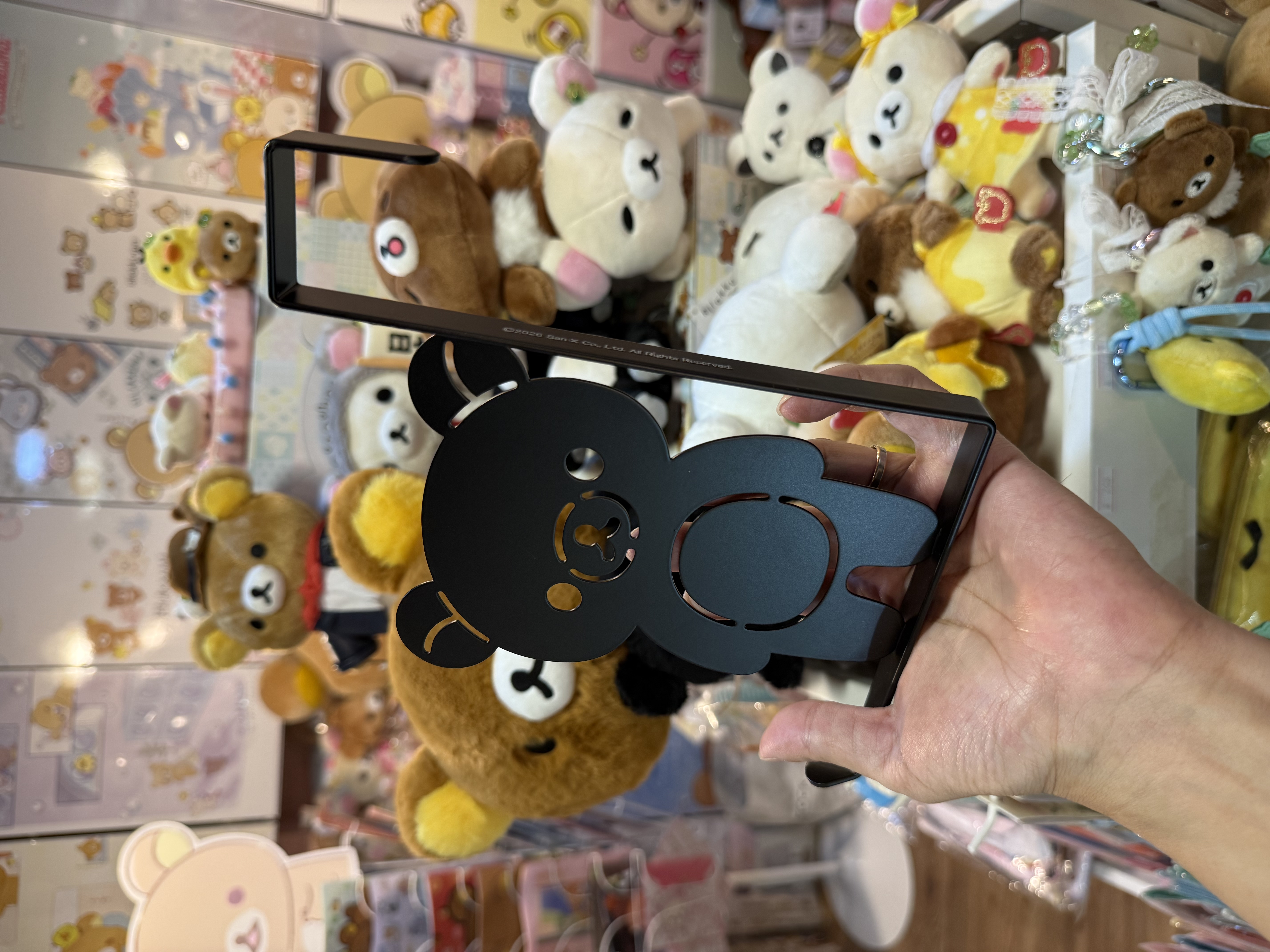 《現貨》全新日本Rilakkuma專店限定黑白系列門鈎