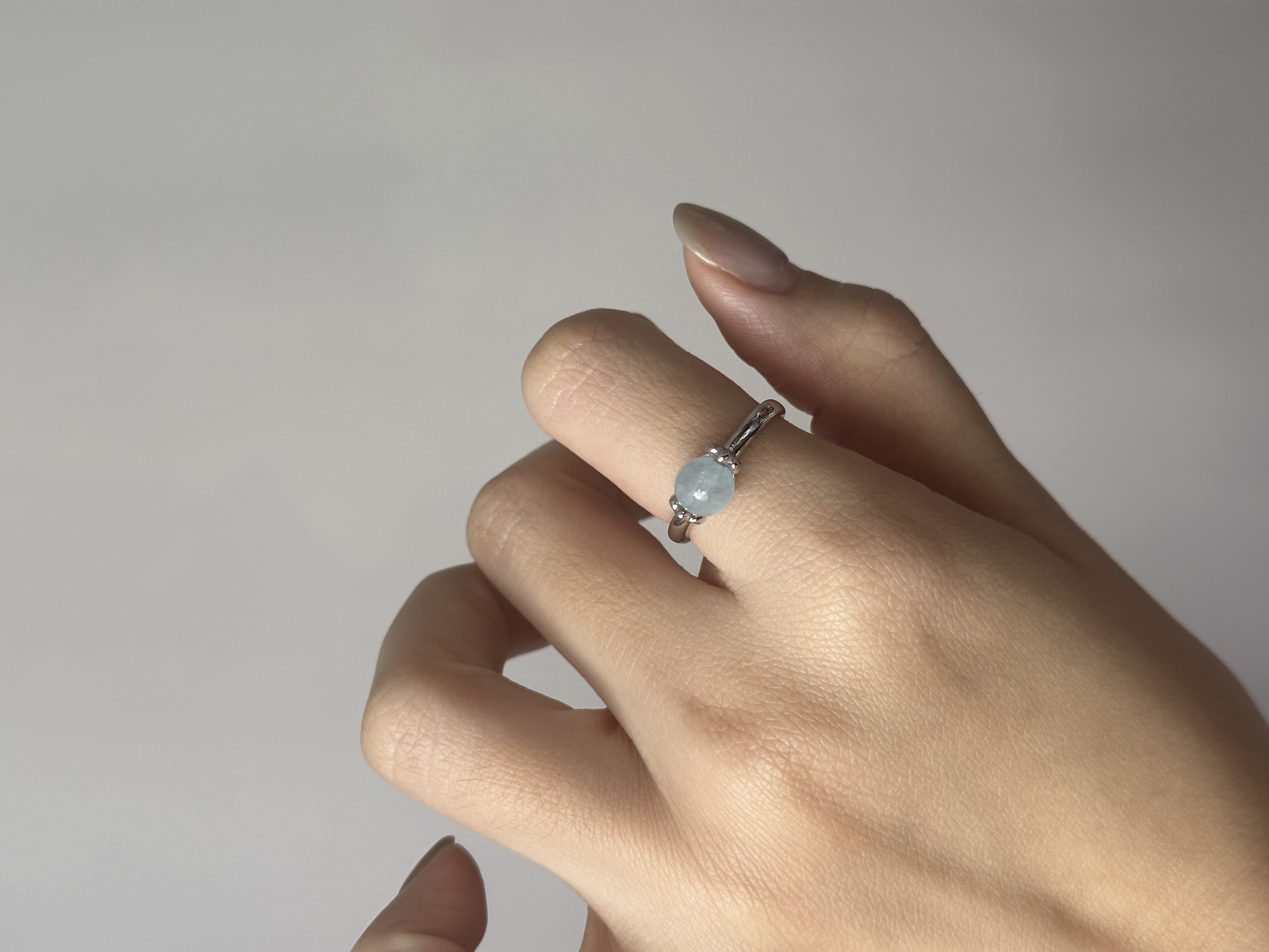 海蓝宝戒指 ｜ Aquamarine Ring 