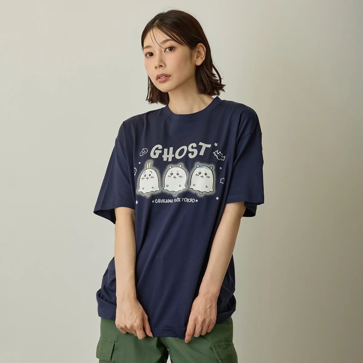 🎀【預訂】Chiikawa Park Halloween 2026 T-shirt Ghost 