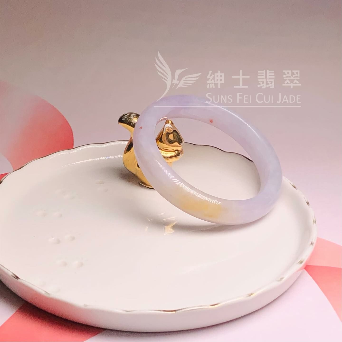 木那姐堆灑金福鐲53.1mm